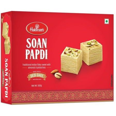 Haldiram Soan Papdi (Desi Ghee), 500 gm