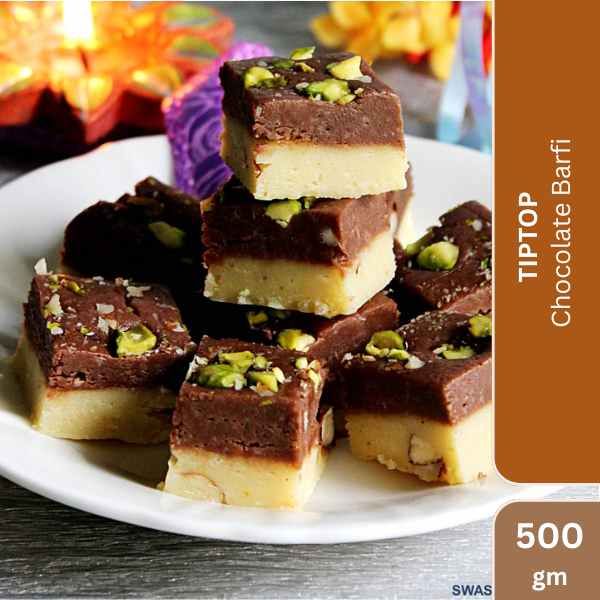 TipTop Chocolate Barfi, 500gm