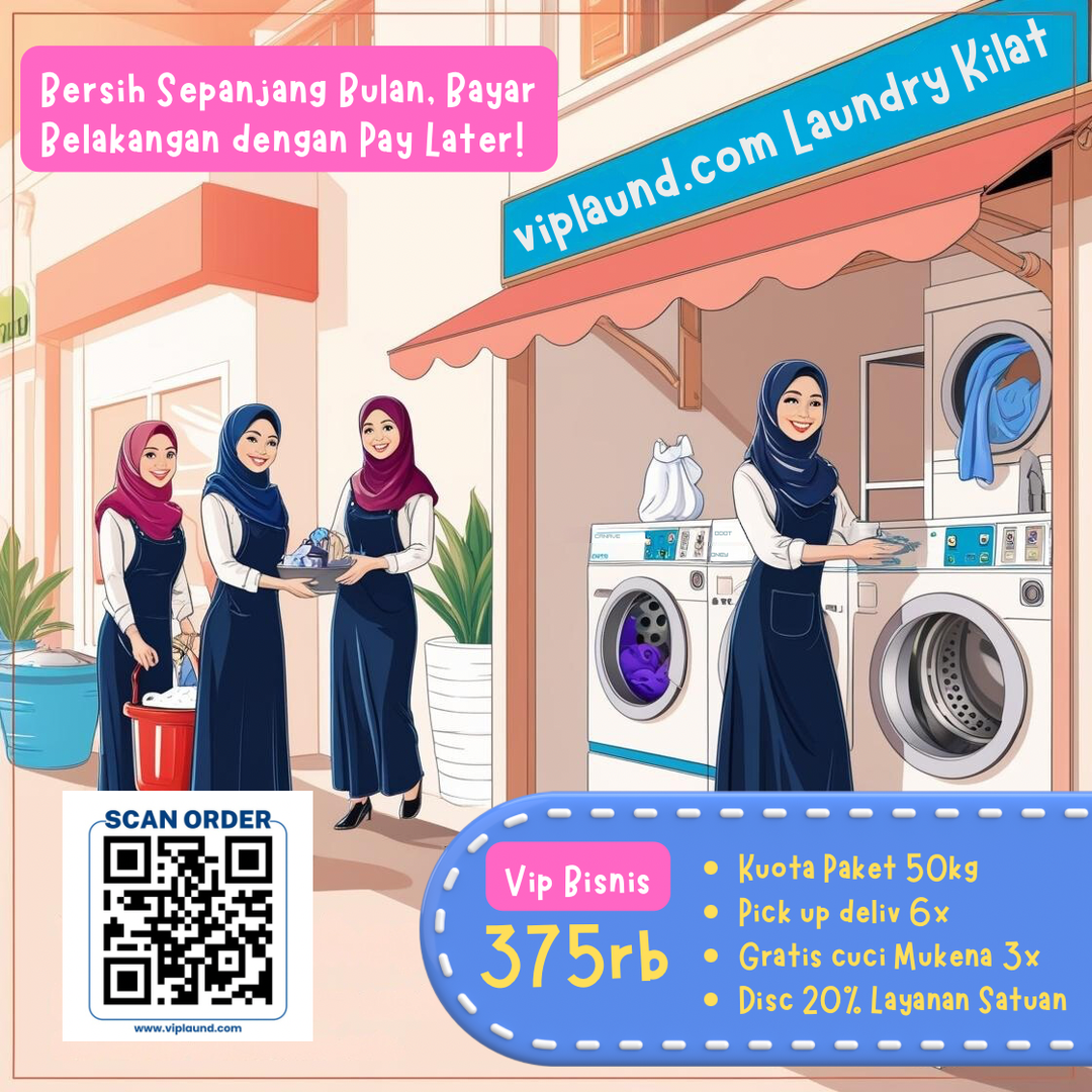 Laundry bayar belakang dgn Laundry PayLater