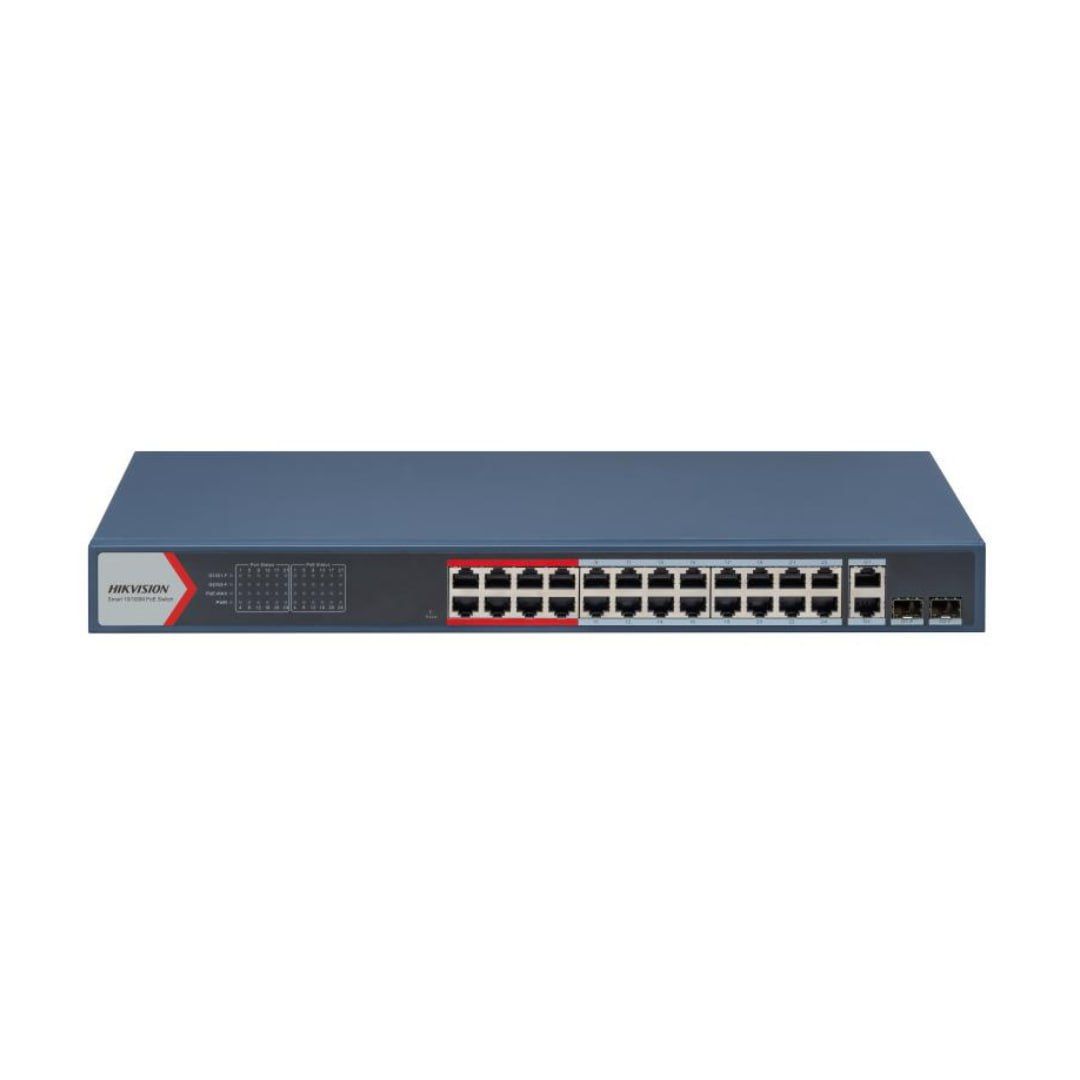 DS-3E0326P-E - HIKVISION 24 Port Fast Ethernet Unmanaged POE Switch