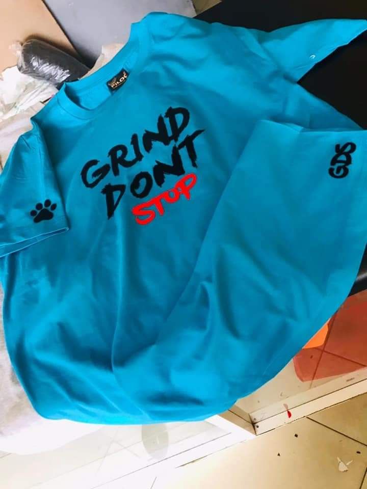 Grind Don't Stop T Shirts assorted colors 