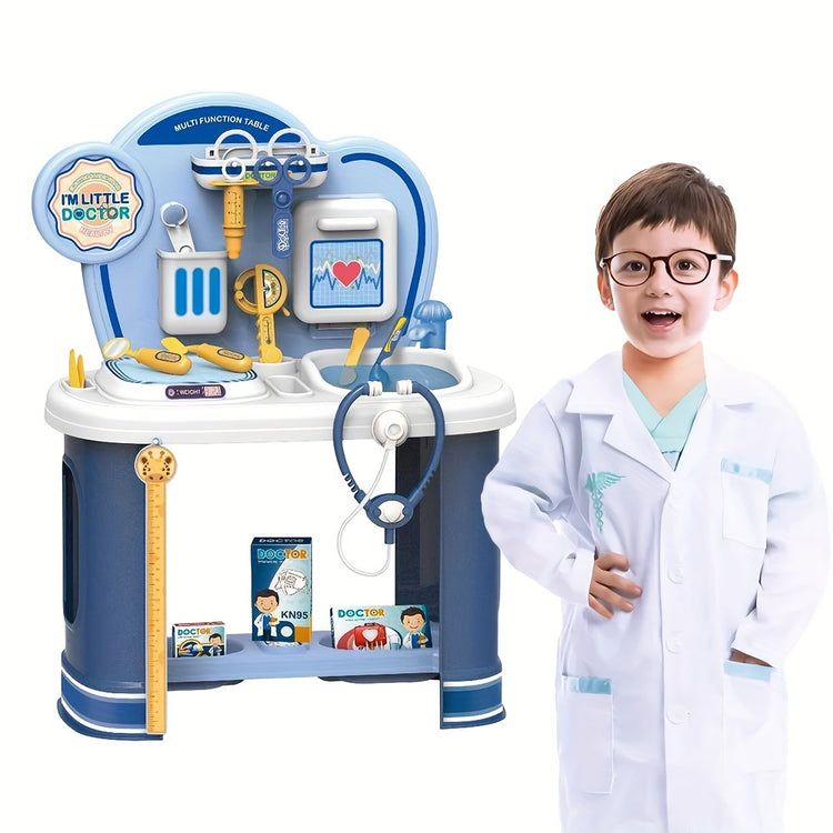 Table d'instruments médicaux de 24 pouces avec 17 accessoires pour le jeu de rôle