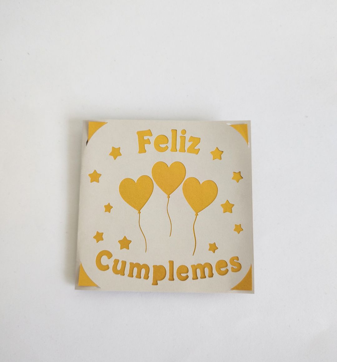 Tarjeta de feliz cumplemes