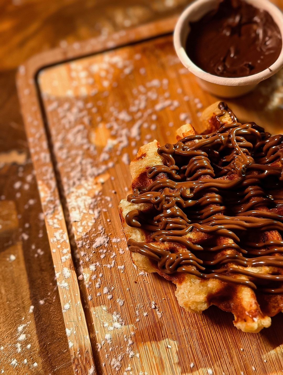 Gaufre liégeoise Nutella