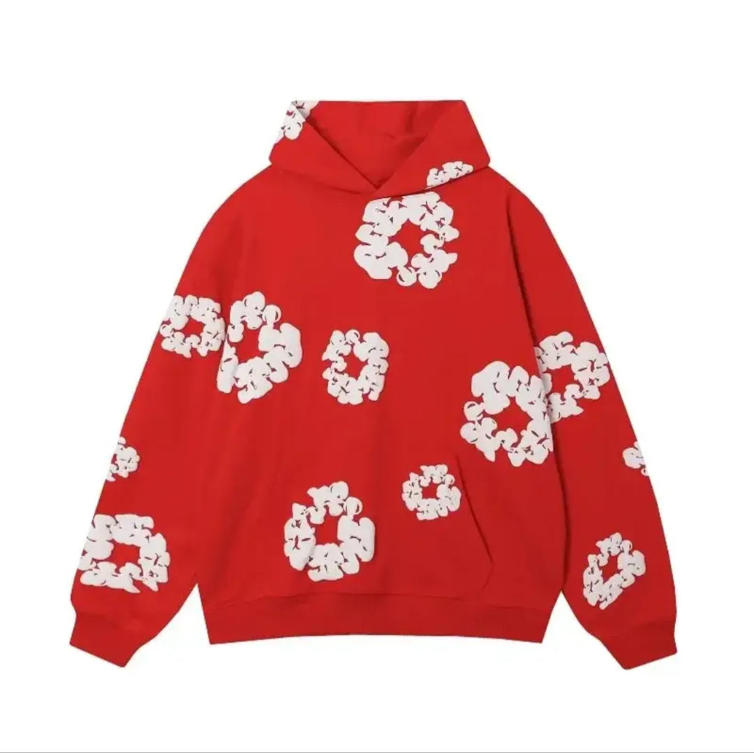 Flower Men's Hoodie 3D Printing Spring and Autumn Hoodie Four Seasons Women and Kids Fashion Street Long-sleeved Sweatshirt