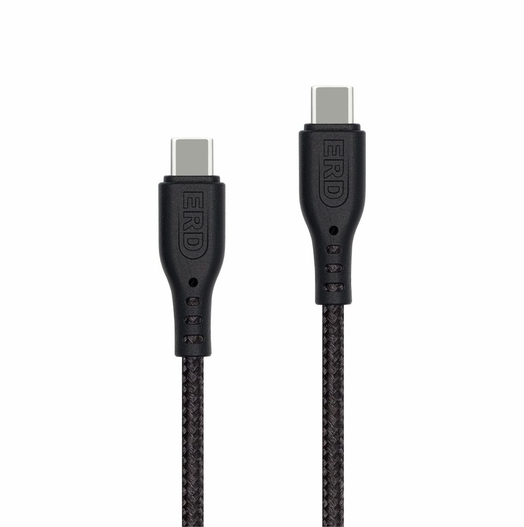 ERD UC-91 Type C to C (Braided Cable 1 Meter Black)