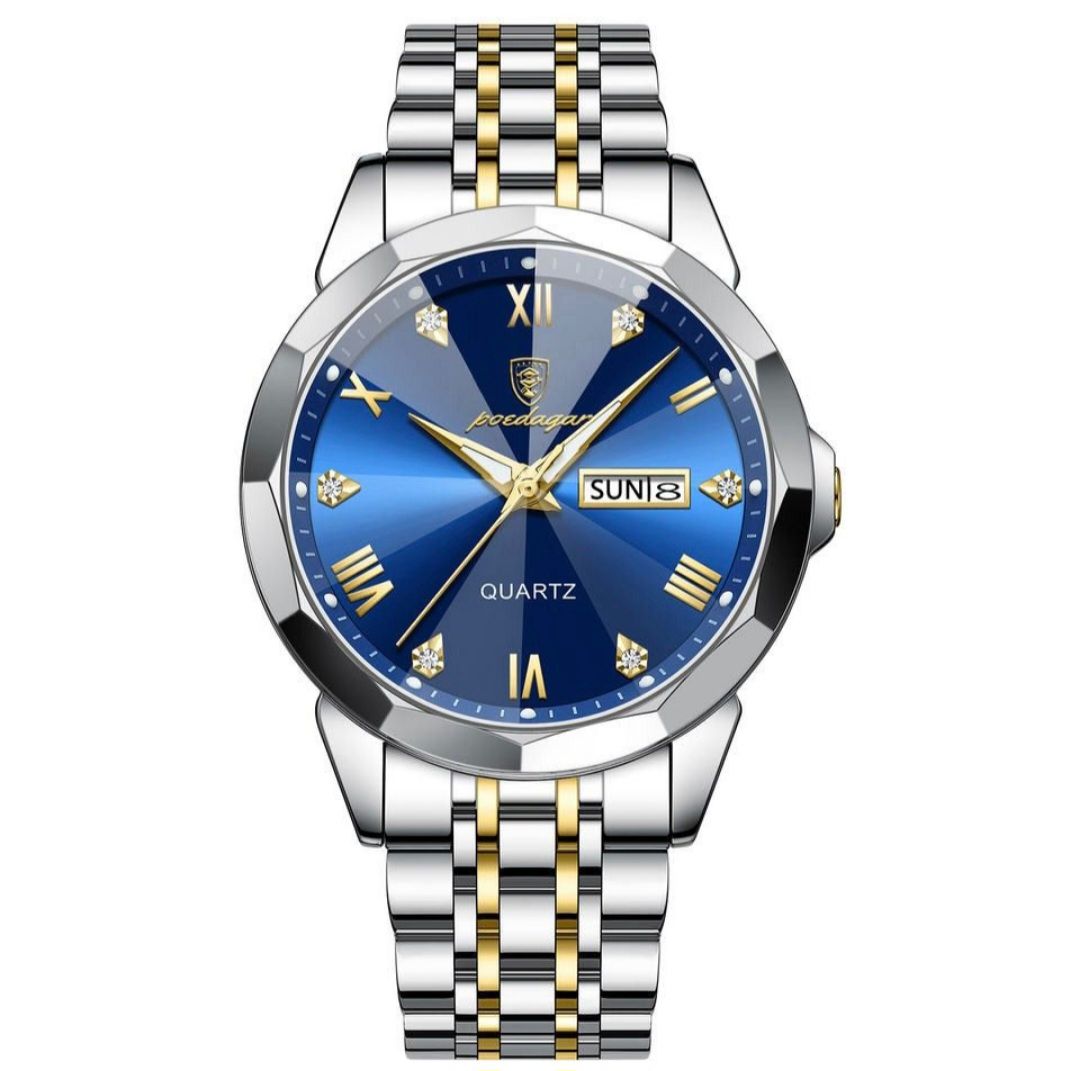 Poedagar - Royal Blue Luxury Men's Watch