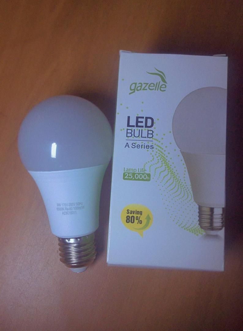 Gazelle LED A Bulbs - 9W (Screw, Daylight)