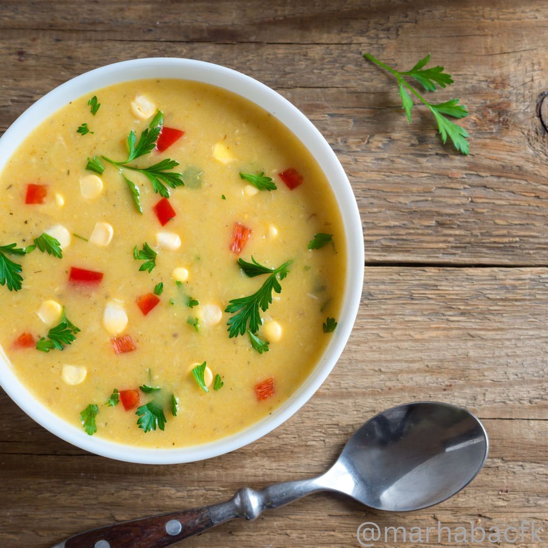 Vegetable Sweet Corn Soup