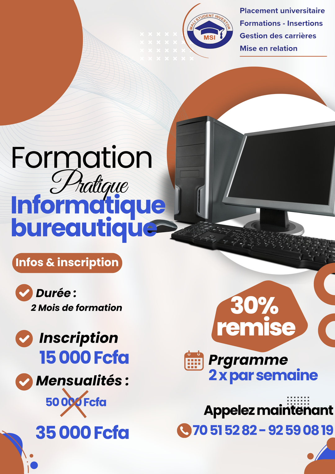 FORMATION PRATIQUE EN INFORMATIQUE 