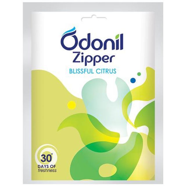 Odonil Zipper Bathroom Air Freshener Citrus - 10 g