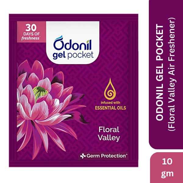 Odonil Gel Pocket - Floral Valley Air Freshener, 10gm