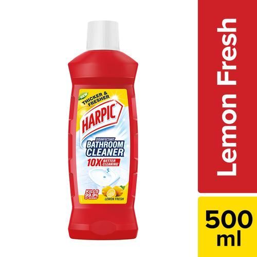 Harpic Bathroom Cleaner, Lemon, 500 ml