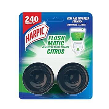 Harpic Flushmatic Twin Citrus, 100gm