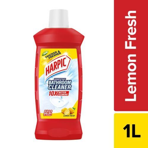 Harpic Bathroom Cleaner, Lemon Fresh, 1Ltr