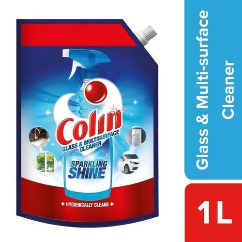 Colin Glass & Surface Cleaner Liquid, Refill Pack, 1Ltr