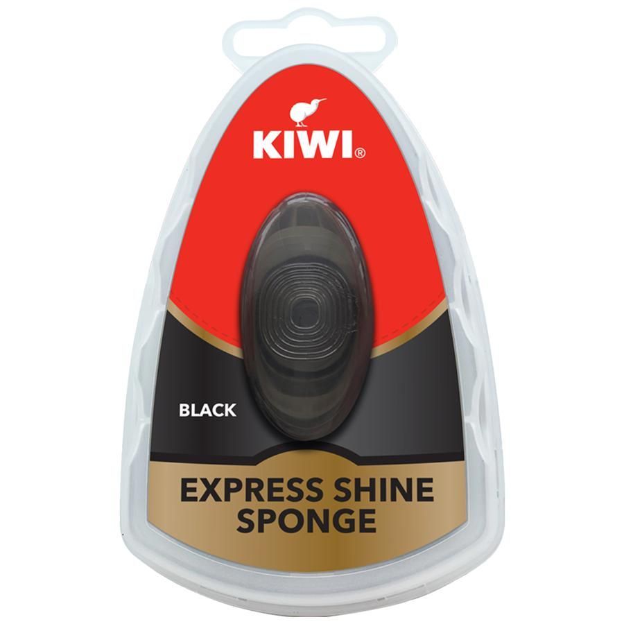 Kiwi Express Shoe Shine Sponge Shiner Black, 5ml