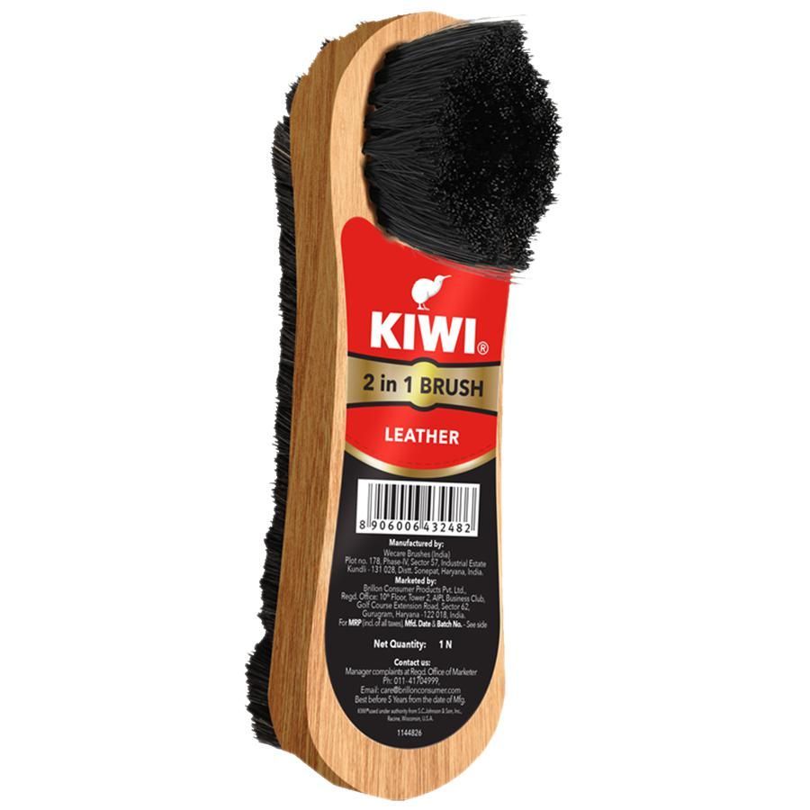 Kiwi 2 in 1 Shoe Brush, 1pc