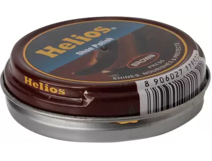 Helios Brown Wax Shoe Polish, 40gm