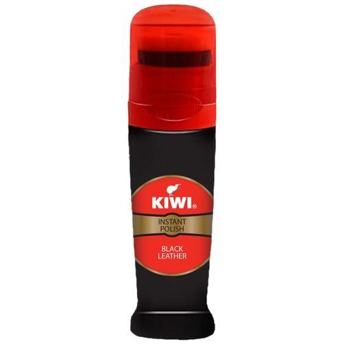 Kiwi Liquid Instant Polish - Black Leather, 75 ml