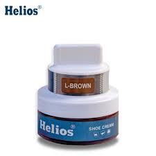 Helios Shoe Cream For Leather (Light Brown) - 60 gm