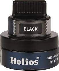 Helios Shoe Cream For Leather With Applicator (Black) - 60 gm