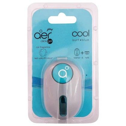 Godrej Aer Click Gel Cool Surf Blue (Device + Refill 10G)