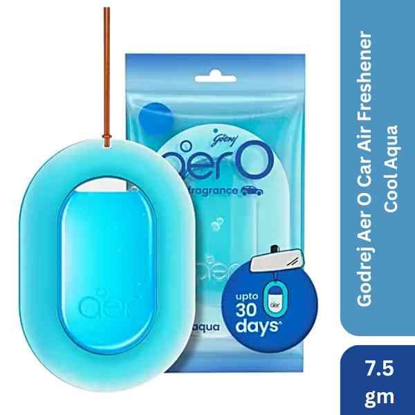 Godrej Aer O Hanging Car Air Freshener - Cool Aqua, 7.5 g