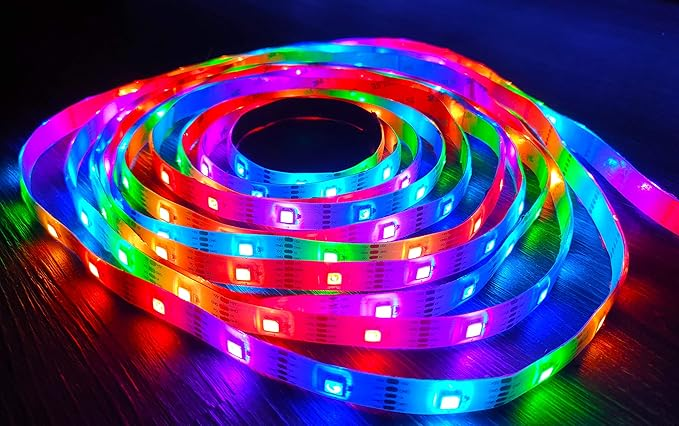 LED Stripe Light - RGB (All colours on)