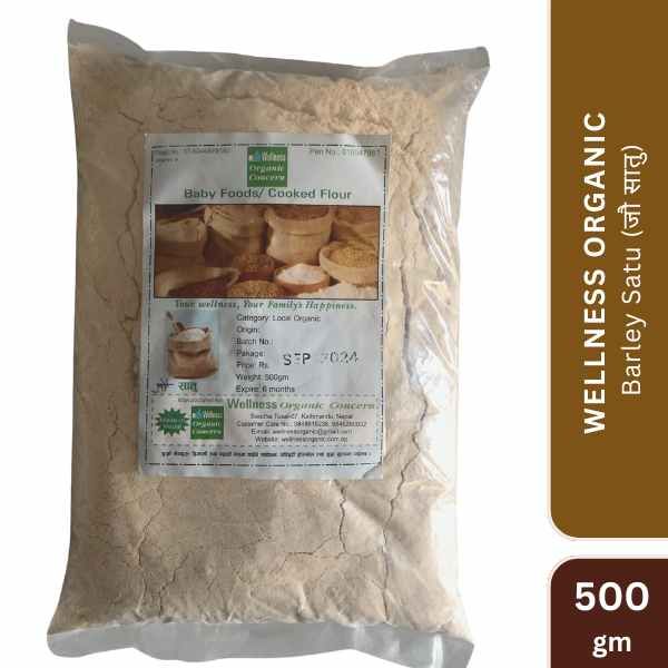 Wellness Organic Barley Satu (जौ सातु), 500gm