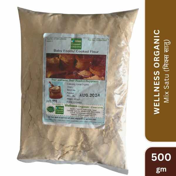 Wellness Organic Mix Satu (मिक्स सातु), 500gm