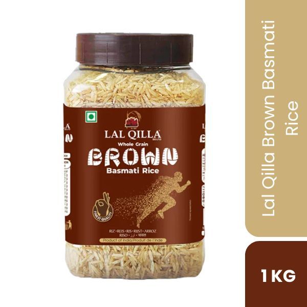 Lal Qilla Brown Basmati Rice , 1kg Jar