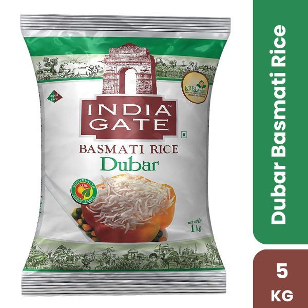 India Gate Dubar Basmati Rice, 5kg