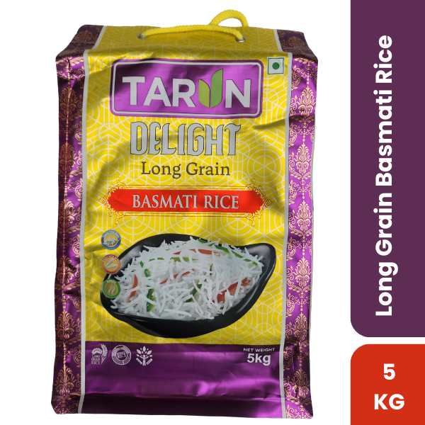 Tarun Delight Long Grain Basmati Rice, 5Kg