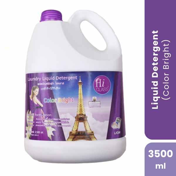 Hi Class Liquid Detergent (Color Bright), 3500ml