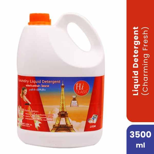 Hi Class Liquid Detergent (Charming Fresh), 3500ml