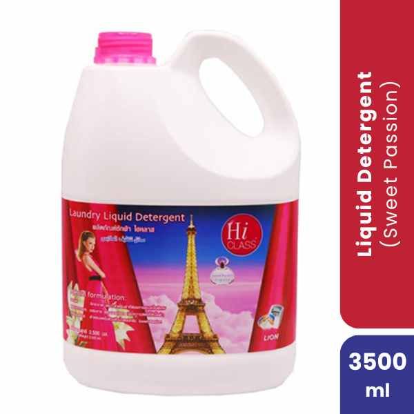 Hi Class Liquid Detergent (Sweet Passion), 3500ml