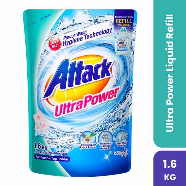 KAO Attack Ultra Power Liquid Refill, 1.6kg