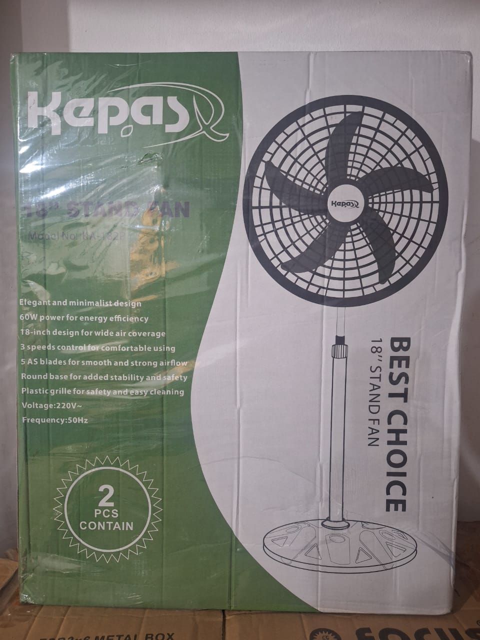 Kepas Standing Fans - 18218 (2 in 1)