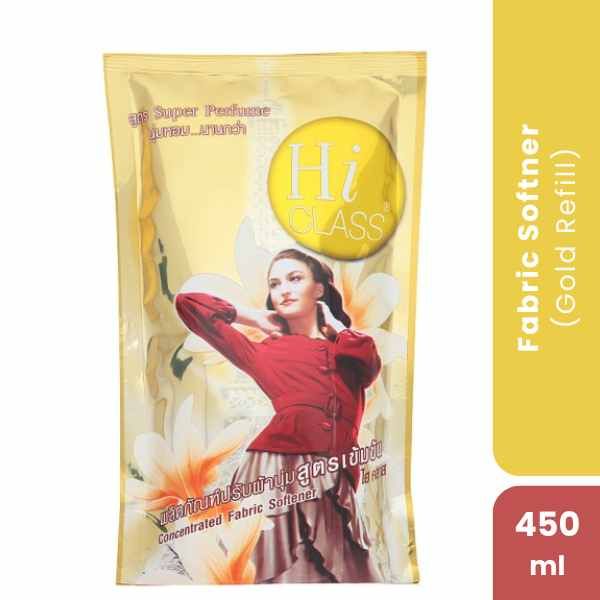 Hi-Class Fabric Softner (Gold Refill), 450ml