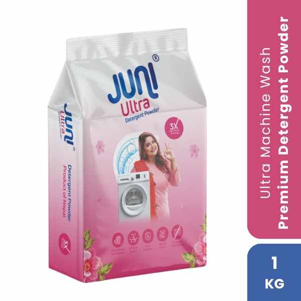 Juni Ultra Machine Wash Premium Detergent Powder, 1Kg