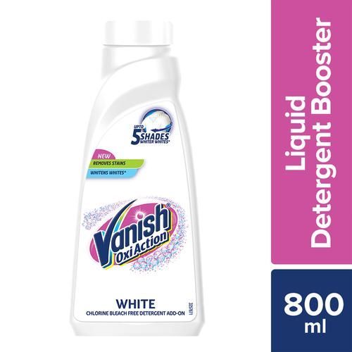 Vanish Oxi Action Crystal White Fabric Whitener, 800 ml