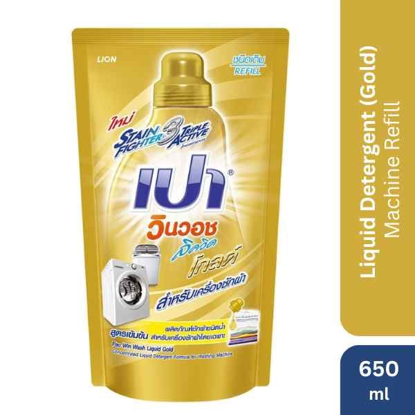 Pao Liquid Detergent (Gold) - Machine Refill, 650ml