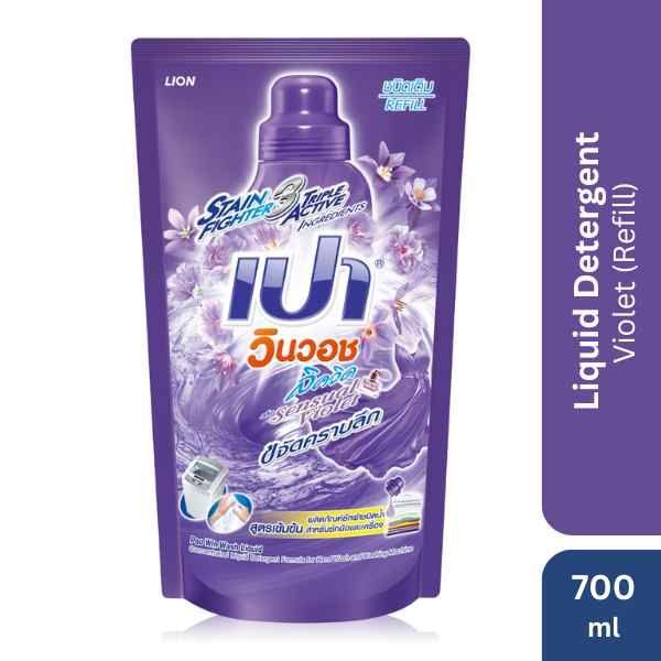 Pao Liquid Detergent (Violet) Refill, 700ml