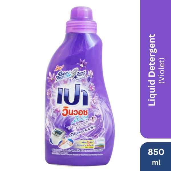 Pao Win wash Liquid Detergent (Stain Fighter) - Sensual Violet, 850ml