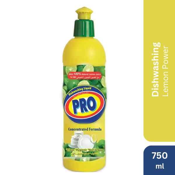 Pro Dishwashing Lemon Power, 750ml