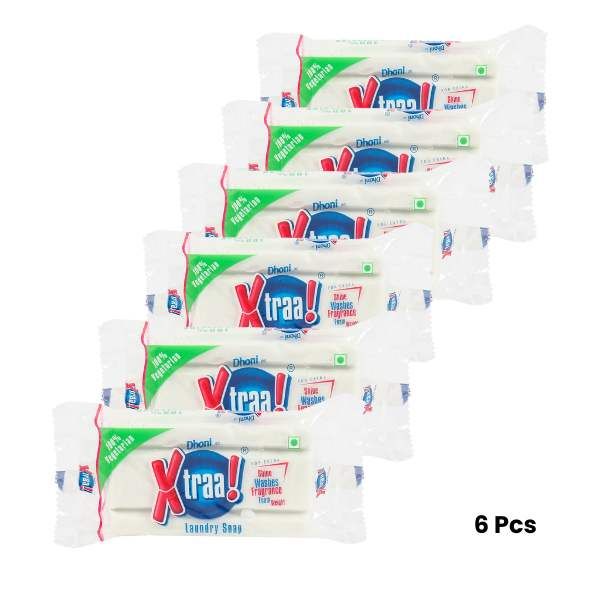 Xtraa Laundry Soap (Pack of 6)