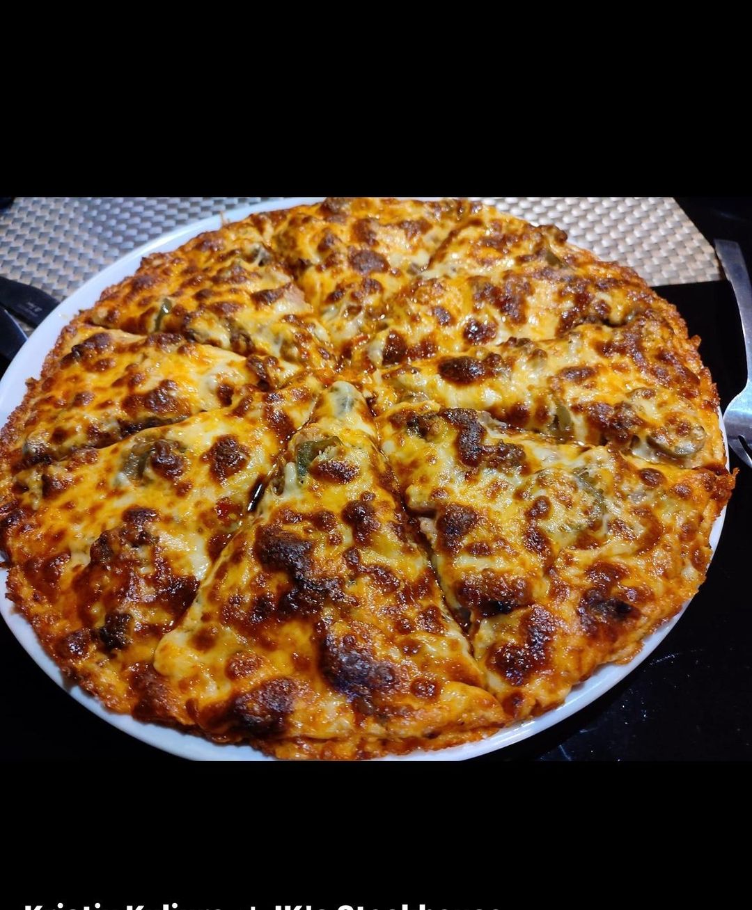 Alfredo Chicken Pizza 