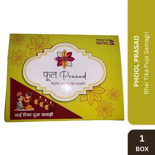 Phool Prasad Bhai Tika Puja Samagri, 1Box