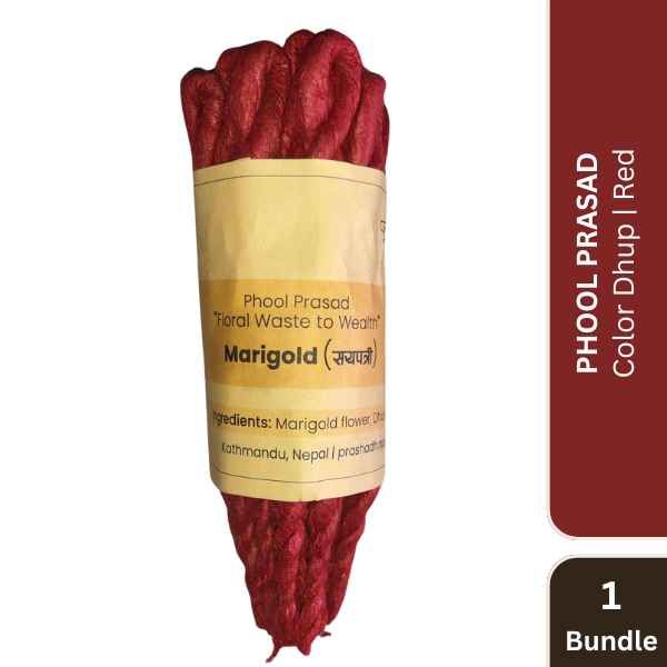 Phool Prasad Color Dhup | Red, 1 Bundle